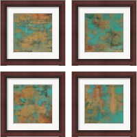 Framed 'Rustic Elegance 4 Piece Framed Art Print Set' border=