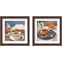 Framed 'Morning Coffee 2 Piece Framed Art Print Set' border=