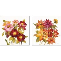 Framed 'English Garden 2 Piece Art Print Set' border=