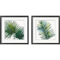 Framed 'Welcome to Paradise 2 Piece Framed Art Print Set' border=