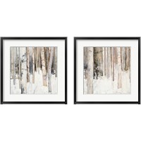 Framed 'Warm Winter Light 2 Piece Framed Art Print Set' border=