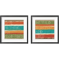 Framed 'Thoughtful Strokes 2 Piece Framed Art Print Set' border=