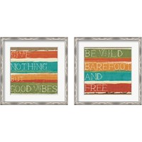 Framed 'Thoughtful Strokes 2 Piece Framed Art Print Set' border=