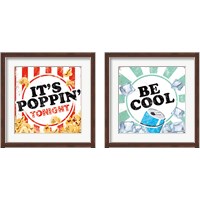 Framed 'Poppin' & Cool 2 Piece Framed Art Print Set' border=