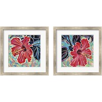 Framed 'Hawaiian Beauty 2 Piece Framed Art Print Set' border=