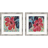 Framed 'Hawaiian Beauty 2 Piece Framed Art Print Set' border=