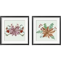 Framed 'Christmas Wish 2 Piece Framed Art Print Set' border=