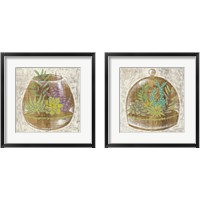 Framed 'Glass Garden 2 Piece Framed Art Print Set' border=