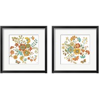 Framed 'Autumn Impressions 2 Piece Framed Art Print Set' border=