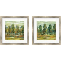 Framed 'Forest  2 Piece Framed Art Print Set' border=