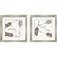 Framed 'Spectrum  2 Piece Framed Art Print Set' border=