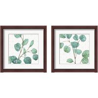 Framed 'Mixed Greens 2 Piece Framed Art Print Set' border=