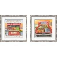 Framed 'Heartland Harvest Moments 2 Piece Framed Art Print Set' border=