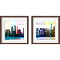 Framed 'Heart of a City 2 Piece Framed Art Print Set' border=