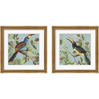 Framed 'Paradise Toucan 2 Piece Framed Art Print Set' border=