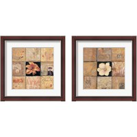 Framed 'Golden Light Composition 2 Piece Framed Art Print Set' border=