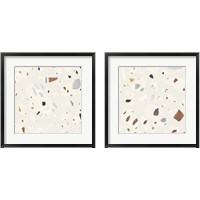 Framed 'Abstract Terazzo 2 Piece Framed Art Print Set' border=