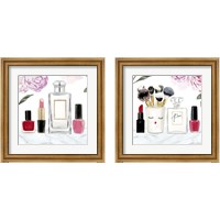 Framed 'Get Glam 2 Piece Framed Art Print Set' border=