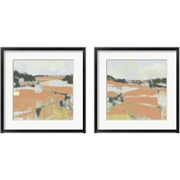 Framed 'Coral Fields 2 Piece Framed Art Print Set' border=