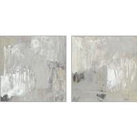 Framed 'Neutral Composition 2 Piece Art Print Set' border=