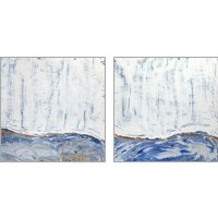 Framed 'Blue Highlands  2 Piece Art Print Set' border=