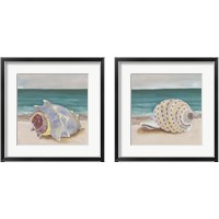 Framed 'She Sells Seashells 2 Piece Framed Art Print Set' border=