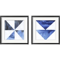 Framed 'Blue Screen 2 Piece Framed Art Print Set' border=