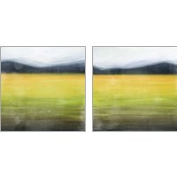 Framed 'Distorted Drive 2 Piece Art Print Set' border=