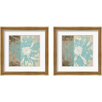 Framed 'Flower Flake 2 Piece Framed Art Print Set' border=