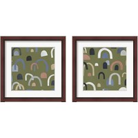 Framed 'Over the Rainbow 2 Piece Framed Art Print Set' border=