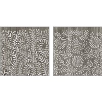 Framed 'Weathered Wood Patterns 2 Piece Art Print Set' border=