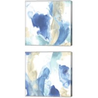 Framed 'Sea Sway 2 Piece Canvas Print Set' border=