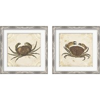 Framed 'La Mer Shellfish 2 Piece Framed Art Print Set' border=