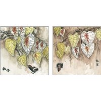 Framed 'Autumnal  2 Piece Art Print Set' border=