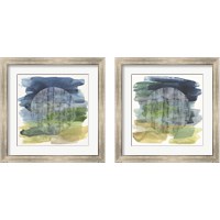 Framed 'Wax Moon 2 Piece Framed Art Print Set' border=