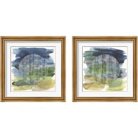 Framed 'Wax Moon 2 Piece Framed Art Print Set' border=