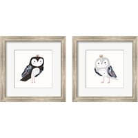 Framed 'Crowned Critter 2 Piece Framed Art Print Set' border=