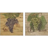 Framed 'Grape Crate 2 Piece Art Print Set' border=