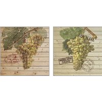 Framed 'Grape Crate 2 Piece Art Print Set' border=