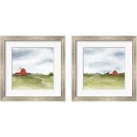 Framed 'Kentucky Sky 2 Piece Framed Art Print Set' border=