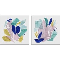 Framed 'Terrazzo Drift 2 Piece Art Print Set' border=