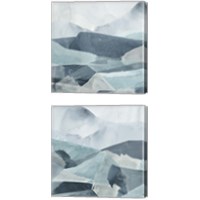Framed 'Blue Range 2 Piece Canvas Print Set' border=