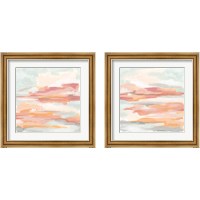 Framed 'Cloud Mesa 2 Piece Framed Art Print Set' border=