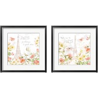 Framed 'Painting Paris  2 Piece Framed Art Print Set' border=