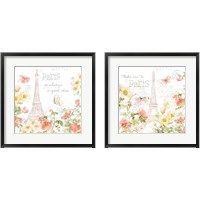 Framed 'Painting Paris  2 Piece Framed Art Print Set' border=