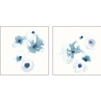 Framed 'Protea Blue 2 Piece Art Print Set' border=