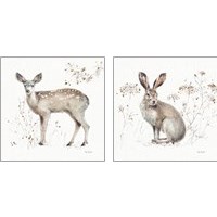 Framed 'Woodland Walk 2 Piece Art Print Set' border=