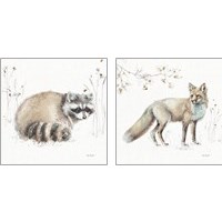 Framed 'Woodland Walk 2 Piece Art Print Set' border=