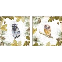 Framed 'Into the Woods 2 Piece Art Print Set' border=