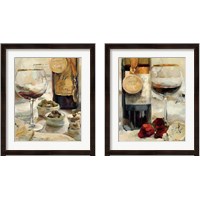 Framed 'Award Winning Wine 2 Piece Framed Art Print Set' border=